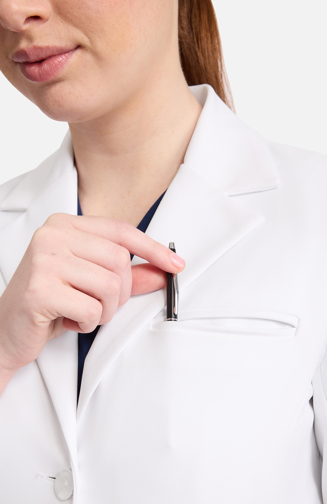 Women's Marie 36¾" Lab Coat, WHT White, large