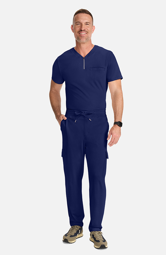 Men's Ponte Cargo Scrub Pant, , large