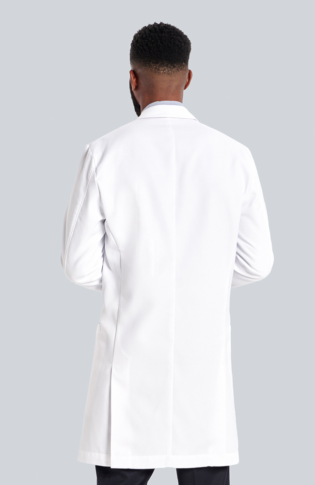 Men's M3 E. Wilson Slim Fit 36&frac34;&rdquo; Lab Coat, WHT White | white, large