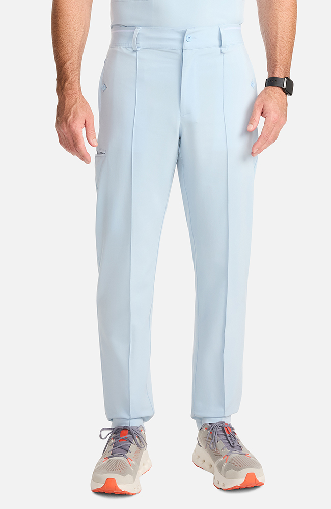 Men's Pintuck Tapered Scrub Pant, , large