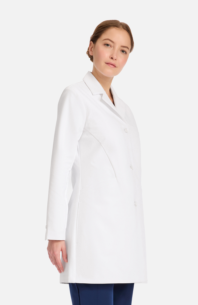 Women's Joycelyn 34" Lab Coat, WHT White, large