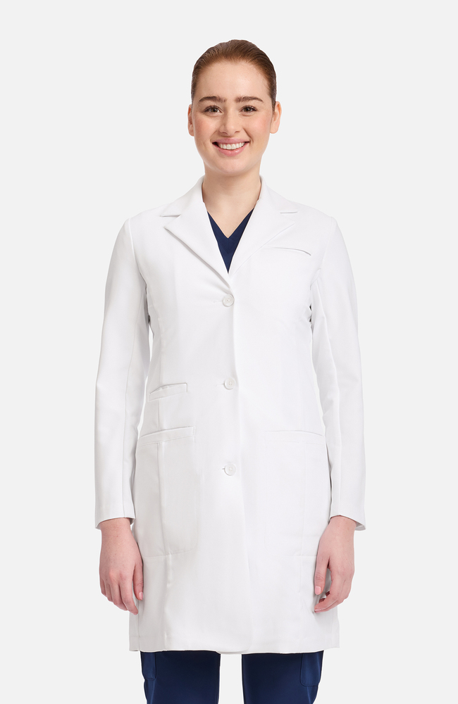 Women's Marie 36¾" Lab Coat, WHT White, large