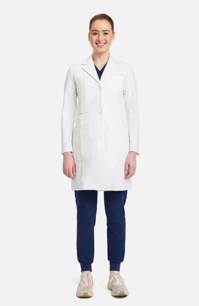 Women's Marie 36¾" Lab Coat, WHT White, large